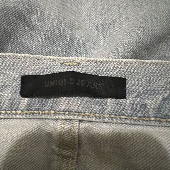 Uniqlo Blue Distressed High Rise Jeans Size 23 - Picture 4 of 6
